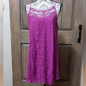 NWT Purple Lace Sleeveless Dress